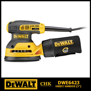 DEWALT DWE6423 เครื่องขัดกระดาษทรายกลมไฟฟ้า+ถุง 5นิ้ว รุ่น DWE6423-B1 (เครื่องเปล่า) 230w