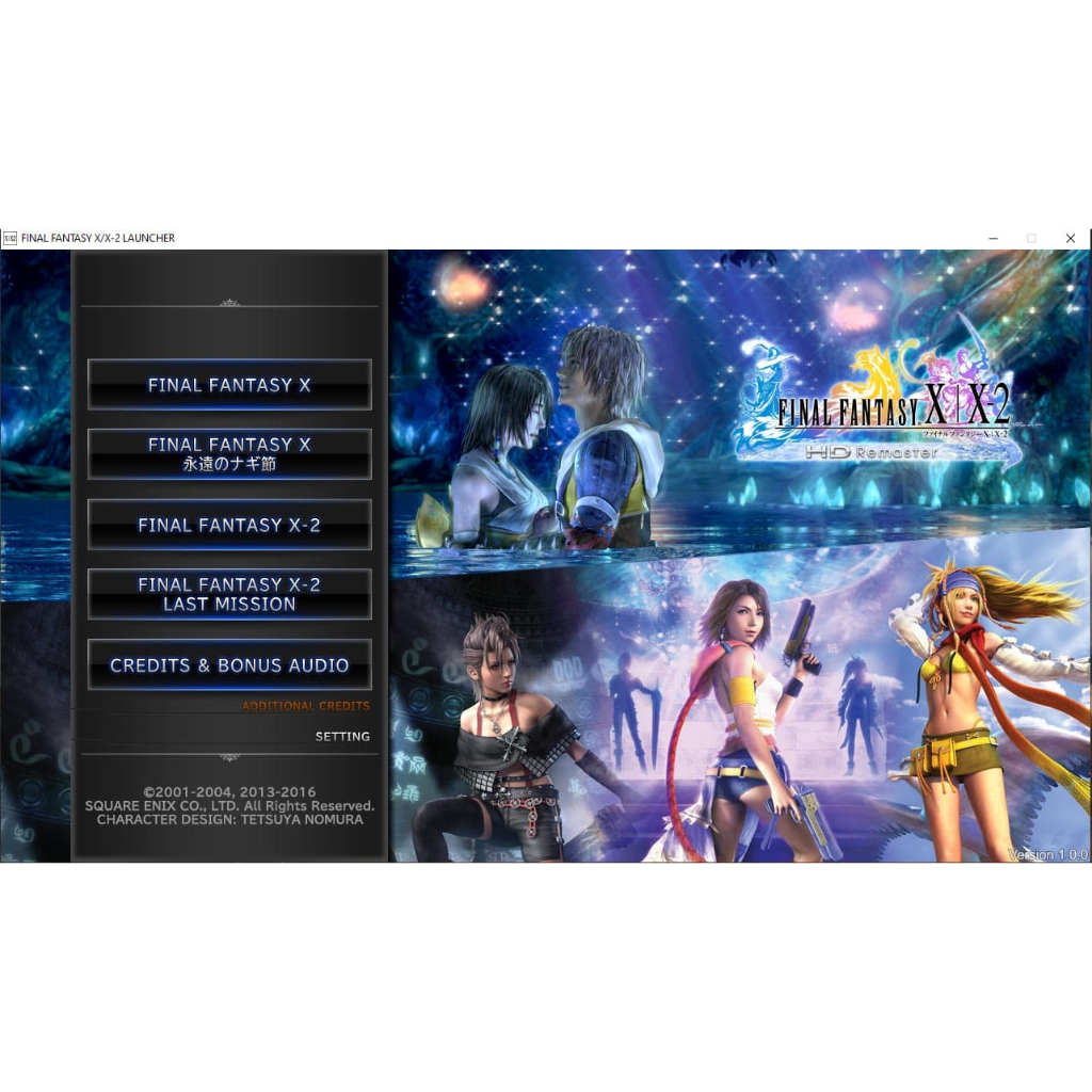 final-fantasy-x-x2-hd-remaster-แผ่นและแฟลชไดร์ฟ-เกมส์-คอมพิวเตอร์-pc-และ-โน๊ตบุ๊ค