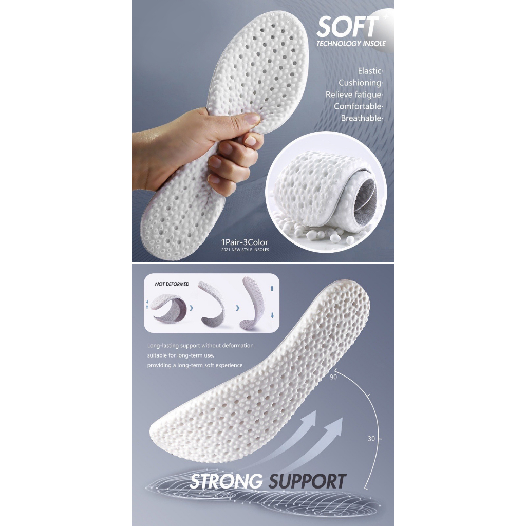 ygb-แผ่นเสริมรองเท้าเพื่อสุขภาพ-soft-boost-insole-แผ่นรองเท้า-ดูดซับแรงกระแทก-ป้องกันการปวดเท้า-1คู่