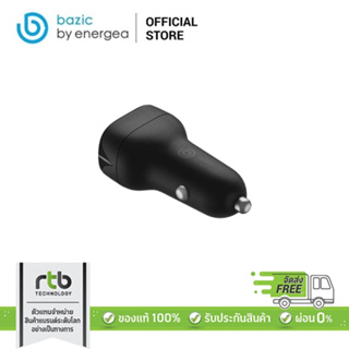 Bazic Car Charger Duo Port USB-C PD20W/USB-A QC 3.0 หัวชาร์จในรถยนต์ รุ่น GoDrive PD20+