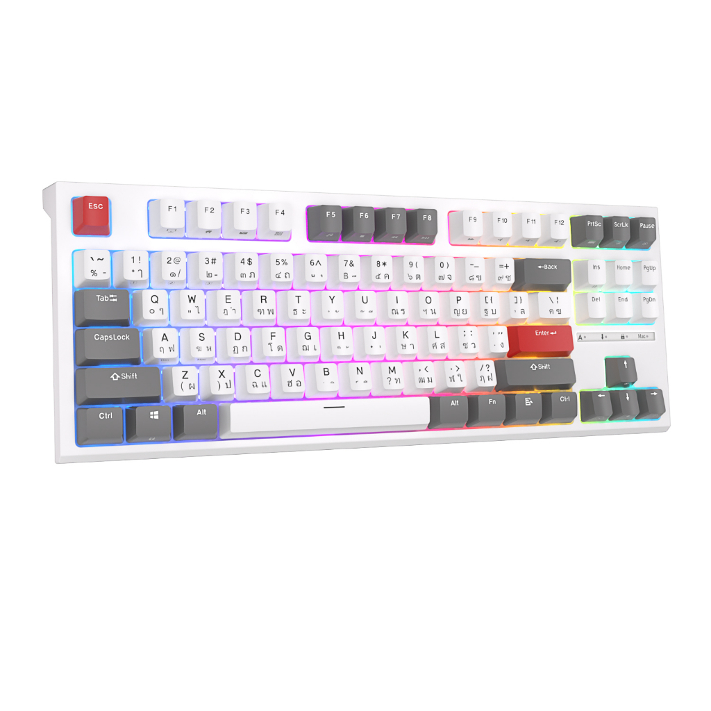 ใหม่ Royal Kludge RK R87 คีย์บอร์ดเล่นเกม แบบใช้สาย 87 คีย์ คีย์บอร์ด ...
