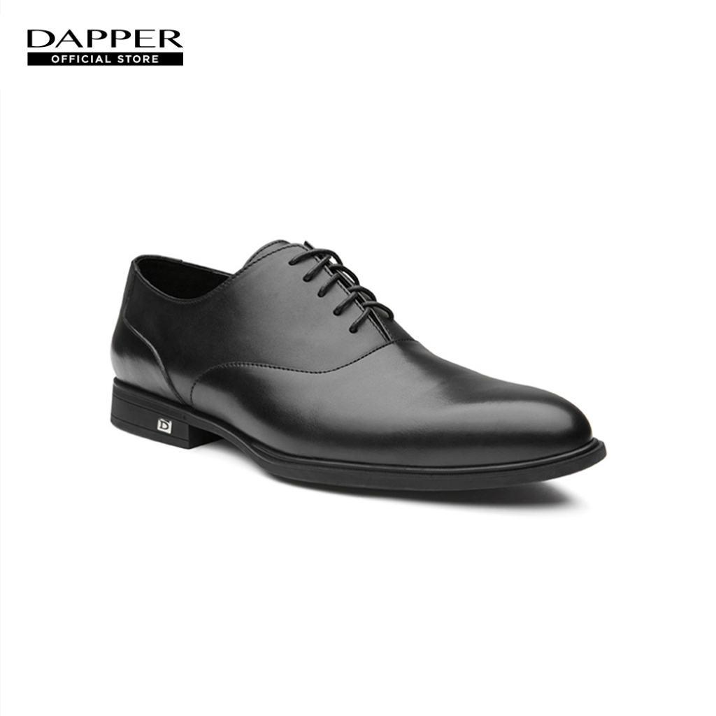ภาพหน้าปกสินค้าDAPPER รองเท้าหนังทำงาน แบบผูกเชือก Classic Oxford Dress Shoes สีดำ (HBKB1/633OX4) จากร้าน dapper_officialshop บน Shopee
