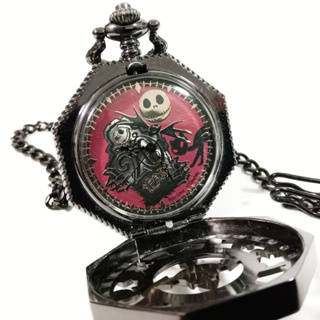 🇯🇵 Disney Nightmare Before Christmas Pocket Watch นาฬิกาพก ฝันร้ายฝันอัศจรรย์ ก่อนวันคริสต์มาส ของแท้ญี่ปุ่น