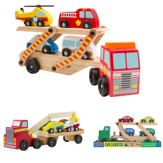 สินค้า [บรรทุก+4คัน] ชุดรถยกรุ่นกู้ภัย 4 คัน Melissa & Doug Emergency Vehicle Carrier รีวิวดีใน Amazon USA หลากรุ่น 4610/4096/9390/9285 เฮลิคอปเตอร์ รถพยาบาล รถตำรวจ รถดับเพลิง