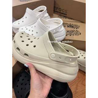 พร้อมส่งสีครีม❕CROCS CLASSIC CRUSH CLOG🏷