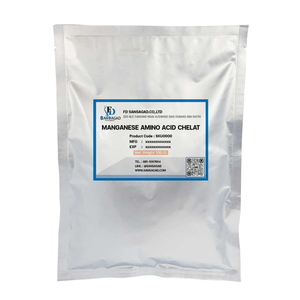 แมงกานีส อะมิโน แอซิด คีเลต Manganese Amino Acid Chelate เกรดอาหาร
