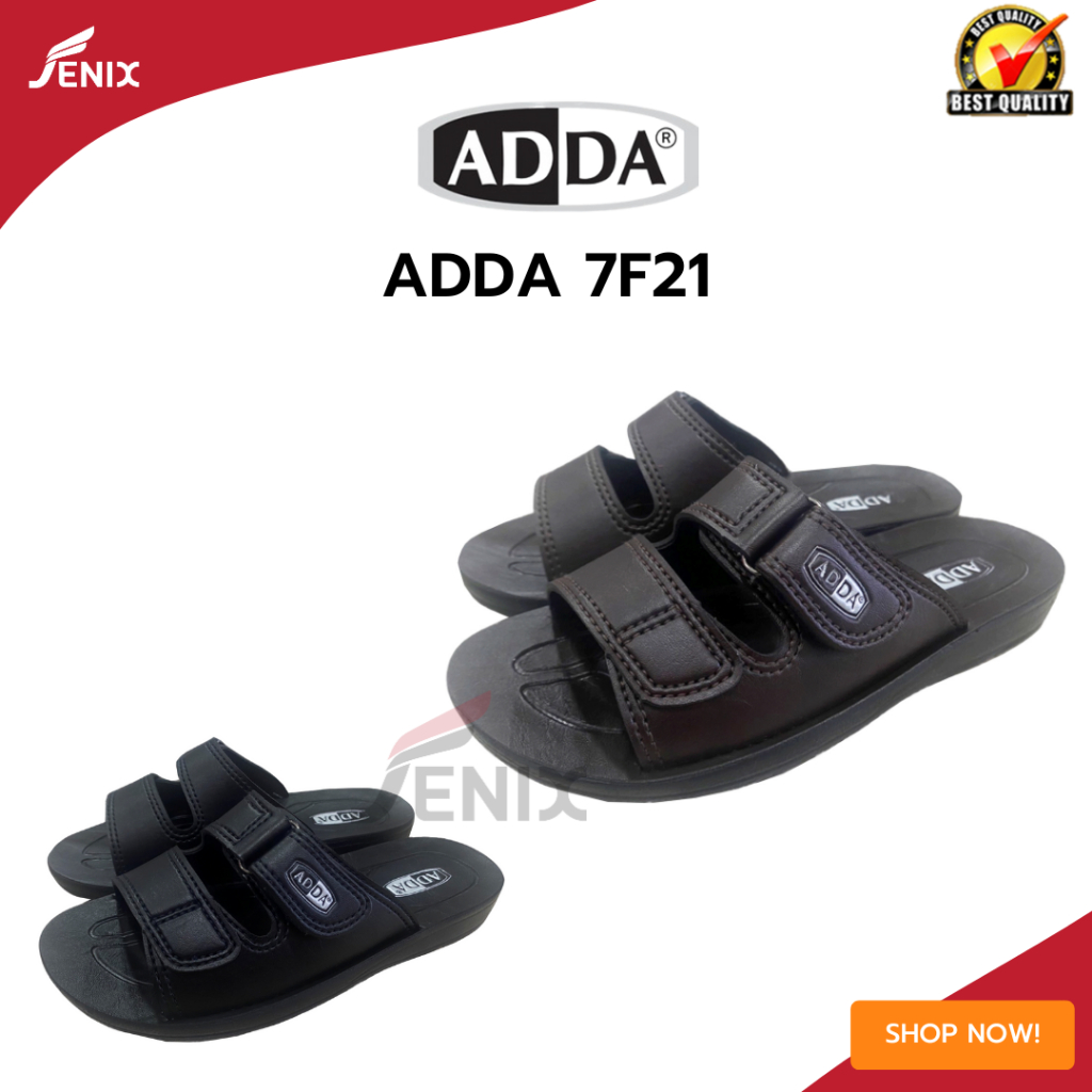 รองเท้า-adda-รองเท้าผู้ชาย-รุ่น-7f21-มี-2-สี-สีดำและสีน้ำตาล