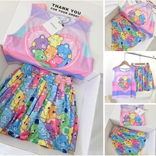 ภาพหน้าปกสินค้าชุดเซตกระโปรง 👧🏻 CAREBEAR (เสื้อแขนกุด+กระโปรง) คอลใหม่ คูมแม่ขาาาา น่าร๊ากกกก ที่เกี่ยวข้อง