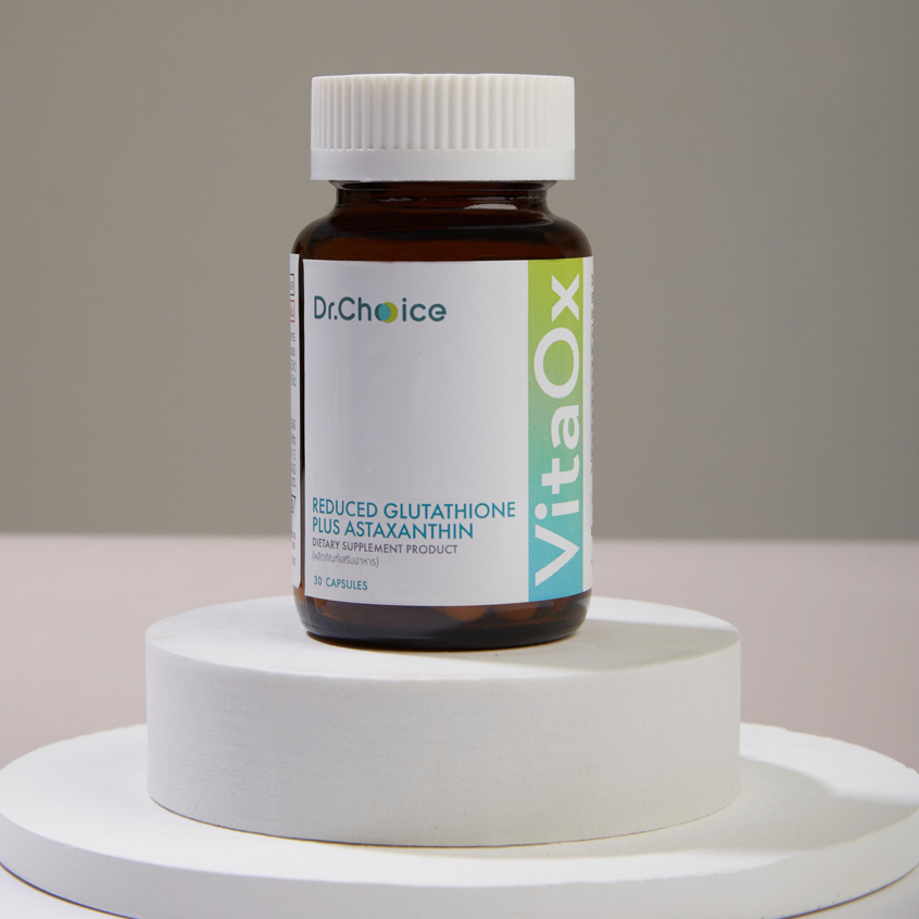 ภาพสินค้าVitaOx: Reduced glutathione 250 mg + Astaxanthin 6 mg (Dr.Choice ) ไวต้าออกซ์: รีดิวส์ กลูต้าไธโอน พลัส แอสต้าแซนทีน จากร้าน novelformulagroup บน Shopee ภาพที่ 4