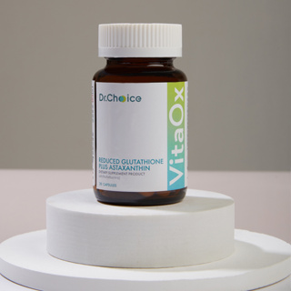 ภาพขนาดย่อของภาพหน้าปกสินค้าVitaOx: Reduced glutathione 250 mg + Astaxanthin 6 mg (Dr.Choice ) ไวต้าออกซ์: รีดิวส์ กลูต้าไธโอน พลัส แอสต้าแซนทีน จากร้าน novelformulagroup บน Shopee ภาพที่ 4