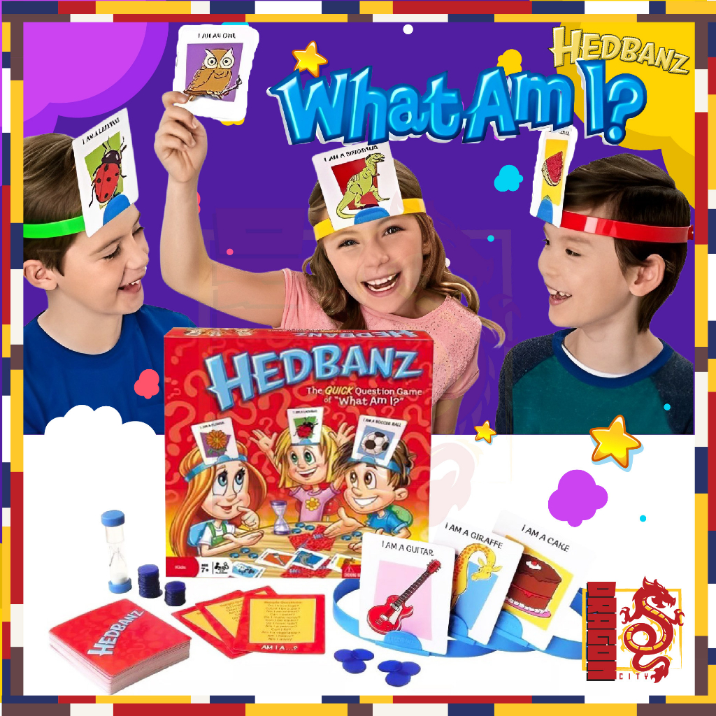 การ์ดเกม-what-am-i-hedbanz-เกมส์ยอดนิยม-เกมส์ทายใบ้คำบนหัว-บอร์ดเกมส์-เกมส์ครอบครัว-เกมส์งานปาร์ตี้-เกมส์ทายปริศนา