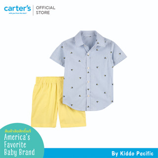 CARTERS SETS W2W BLUE YELLOW SET คาร์เตอร์เสื้อผ้าชุดขาสั้นเด็กผู้ชาย สีน้ำเงินเหลือ เซท 2 ชิ้น L10