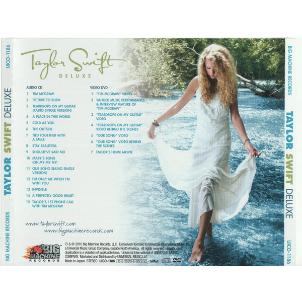 cd-taylor-swift-taylor-swift-deluxe-cd-dvd-made-in-japan-มือ1