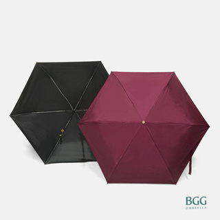 BGG UV Cut 100% Lightweight Folding Umbrella ร่ม ร่มพับ คันผอมเพรียว กันแดด กันuv 100% กันน้ำซึม (FM1127)