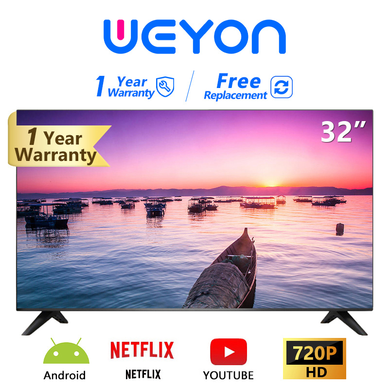 ภาพหน้าปกสินค้าทีวี WEYON Smart TV ทีวีดิจิตอล 32 นิ้ว รุ่น JOK32A จากร้าน gtsuperstore บน Shopee