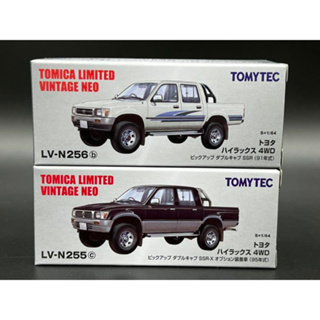 Tomica Limited Vintage NEO LV-N256b / LV-N255c / TOYOTA HILUX 4WD PICKUP DOUBLE CAB SSR-X OPTIONS