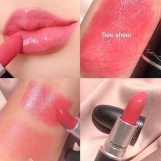 🔥แท้🔥 Mac lipstick สี see sheer 520 ขนาดจริง 3g ฉลากไทย