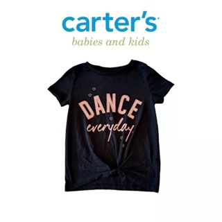 เสื้อยืดเด็กผู้หญิงแบรนด์ส่งออก Carters ขนาด 3-4 ขวบ (4T) มือ 1 ผ้าดี