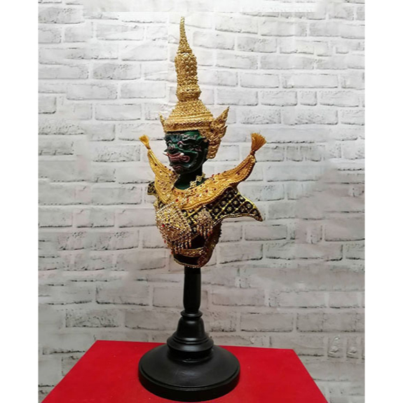 รูปปั้นครึ่งตัว-รามเกียรติ์-ramayana-ban-ruk-vibhishana-bust-statue-พิเภก