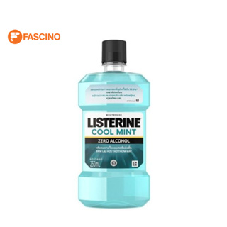 Listerine Cool Mint zero alcohol น้ำยาบ้วนปาก ลิสเตอรีน คูลมินต์ ไม่มีแอลกอฮอล์ (250 ml)