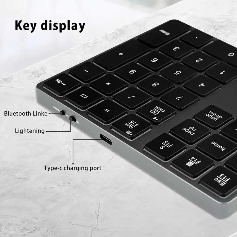 bluetooth-keyboard-35key-แป้นพิมพ์ตัวเลข-rgb-bluetooth-ชาร์จ-pad-34-key-ภายนอกแป้นพิมพ์-numpad-ข้อมูล-entry