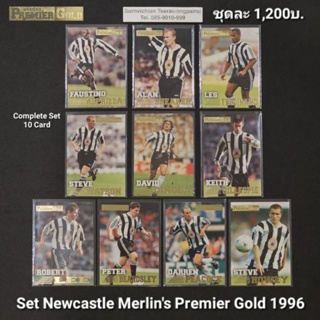 ชุด​การ์ด​ 10ใบ​ Newcastle ​ Merlins 1996