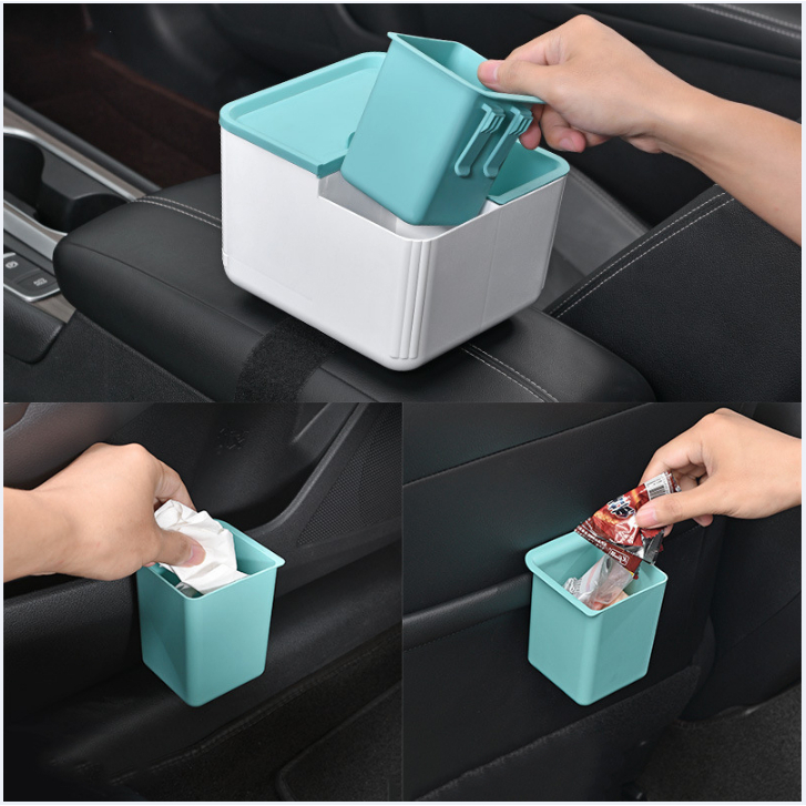 ab001-กล่องวางแก้วน้ำ-กล่องใส่ของอเนกประสงค์-อุปกรณภายในรถยนต์