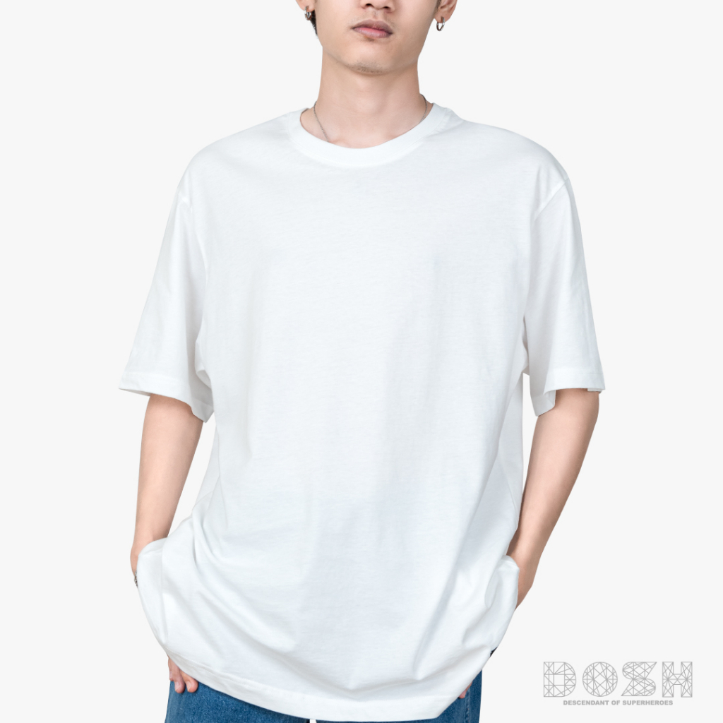 dosh-oversized-short-sleeve-t-shirts-batman-เสื้อยืดโอเวอร์ไซส์-fbmt5316-ow