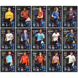 MATCH ATTAX 19/20 FULL SET OF FIFTEEN (15) SUPER SQUAD TRADING CARDS - CHAMPIONS LEAGUE - EUROPA
