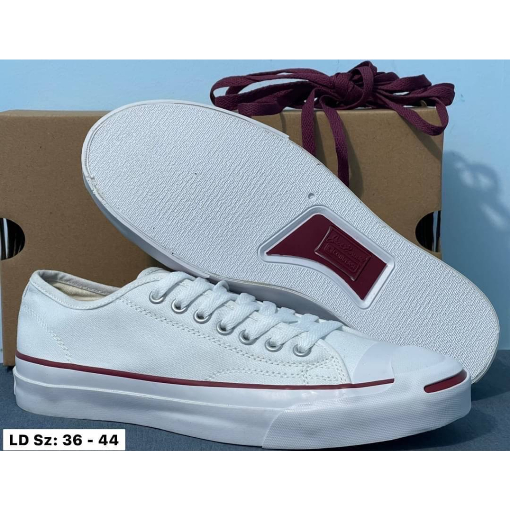 converse-jack-percell-รองเท้าผ้าใบผูกเชือกพร้อมกล่อง