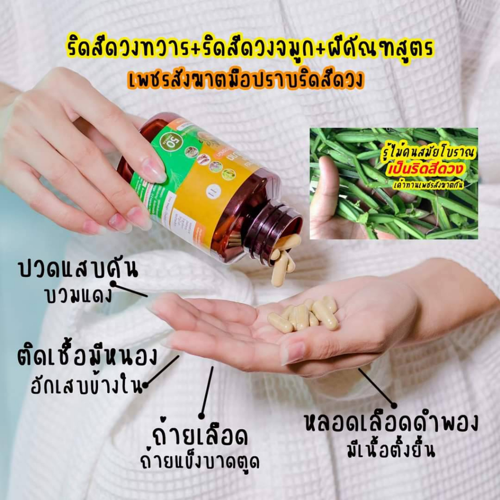 1-กระปุก-50-แคปซูล-สมุนไพรเพชรสังฆาต-สมุนไพร-ริดสีดวง-สำหรับบรรเทาอาการ-ริดสีดวง-ติ่งโผล่-มีหนอง-เลือดไหล-ได้ทุกอาการ