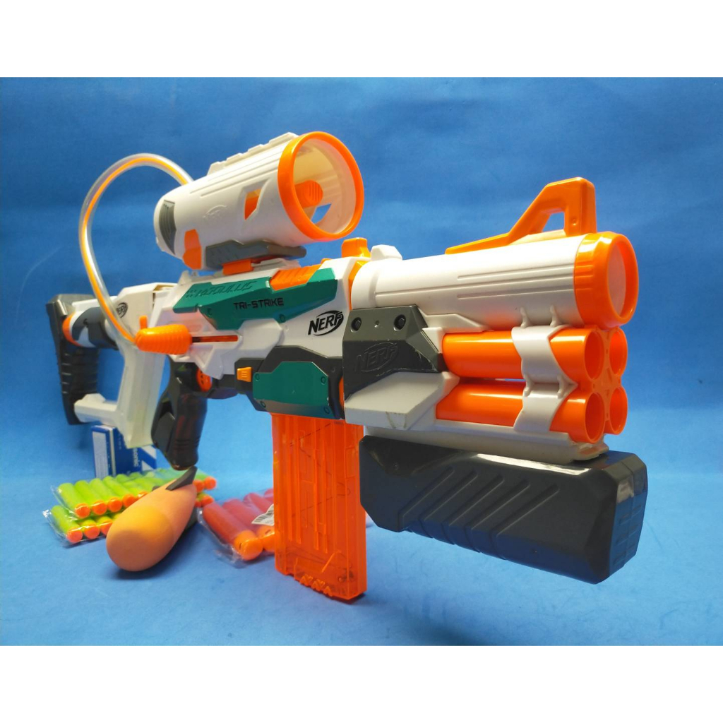 nerf-ปืนยาว-nerf-modulus-เสริมอุปกรณ์แต่ง-ได้หลากหลายรูปแแบบ-ปืนnerf-กระสุนโฟม-ของเล่น-ปืนเนิร์ฟ-ของแท้-ราคาถูก-มือสอง