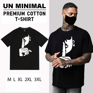 เสื้อยืด Shuu T-shirt Un_minimal สตรีทแฟชั่น สไตล์มินิมอล แขนสั้นคอกลม สายฝอ