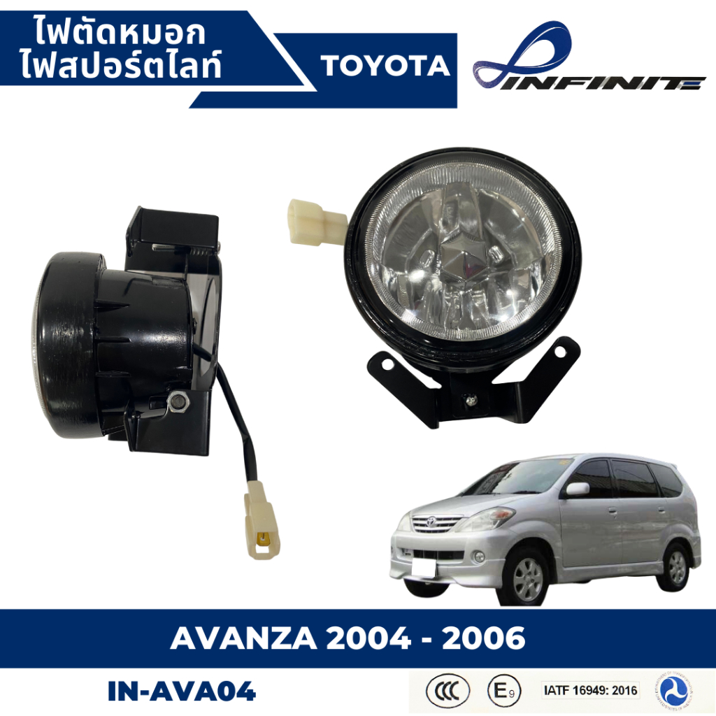 ไฟตัดหมอก-สปอร์ตไลท์-toyota-สำหรับรถรุ่น-toyota-avanza-2004-2006-in-ava04