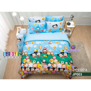 JP003 : ชุดผ้าปูที่นอน (ไม่รวมนวม) Tsum Tsum/Jessica Digital Print
