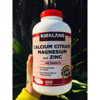 Kirkland Signature Calcium Citrate Magnesium and Zinc 500 tablets.**Exp.08/2025**