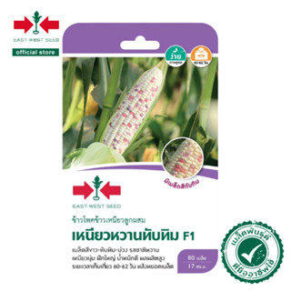 ศรแดง เมล็ดพันธุ์ข้าวโพดข้าวเหนียวF1เหนียวหวานทับทิม (East-West Seed) เมล็ดพันธุ์ ผักสวนครัว ตราศรแดง