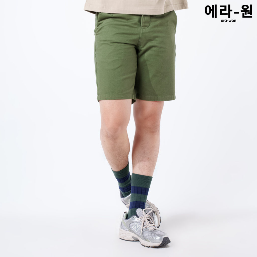 era-won-กางเกงขาสั้น-รุ่น-japanese-vintage-shorts-สี-green-hiker