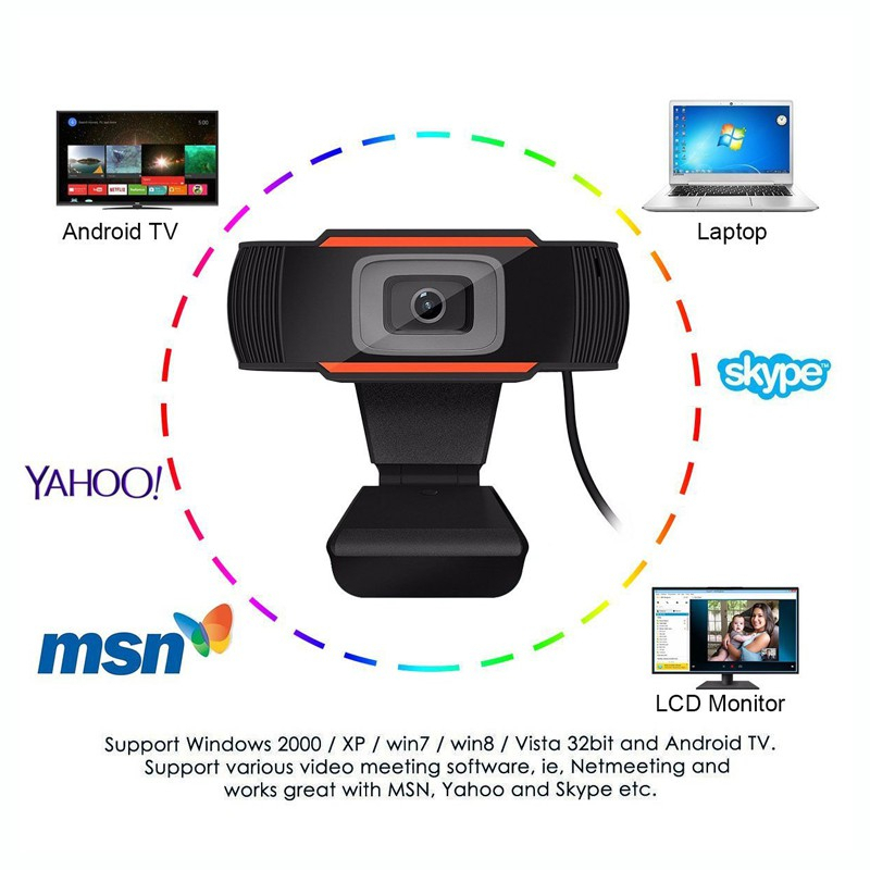 กล้องเว็บแคมความละเอียด-1080p-hd-พร้อม-mic-สําหรับโน้ตบุ๊กพีซี-skype-msn