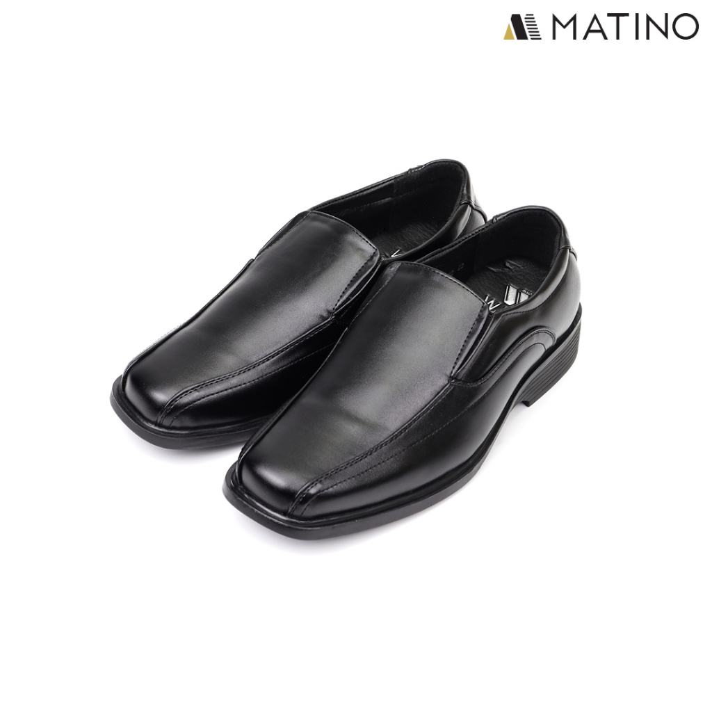 รูปภาพของMATINO SHOES รองเท้าหนังชาย รุ่น MNS/B 3022 - BLACKลองเช็คราคา