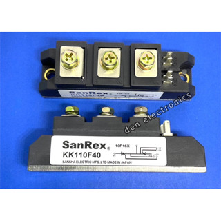 KK110F40 โมดูลSanRex. thyristor module 400V 110A (ของใหม่) พร้อมส่ง