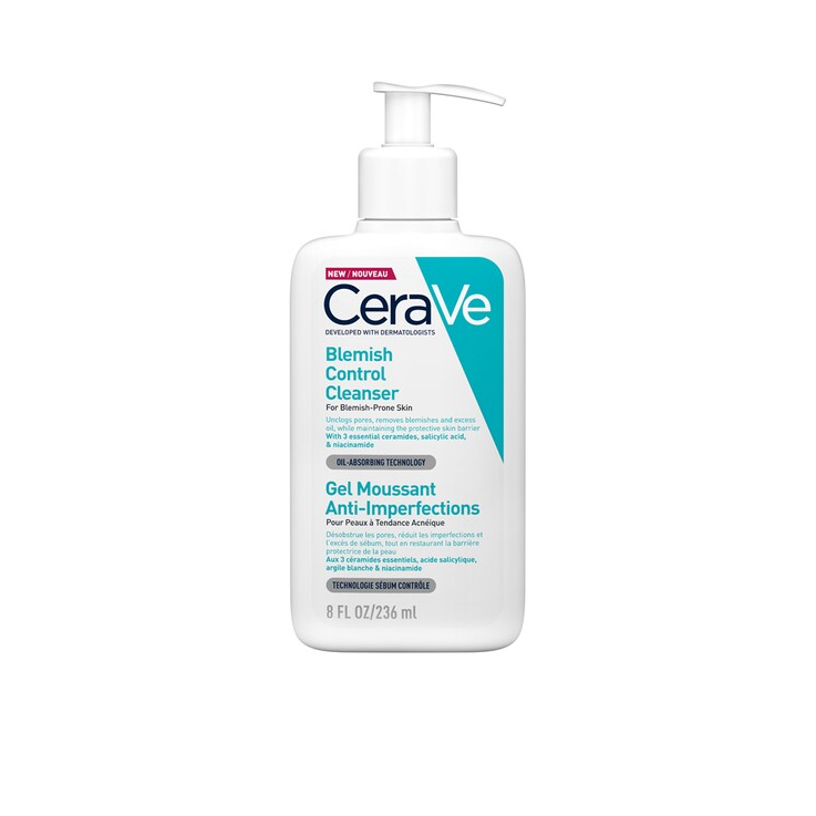 [พร้อมส่ง] ของแท้ 💯 เซราวี CERAVE BLEMISH CONTROL CLEANSER เจลทำความสะอาดผิวหน้า สูตรสำหรับผิวเป็นสิวง่าย 236 มล.