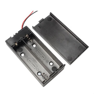 กล่องแบตเตอรี่ 18650 3.7V 2S(7.4V)  Diy 18650 2S Battery Holder Connector Storage Case Box with ON/OFF Switch