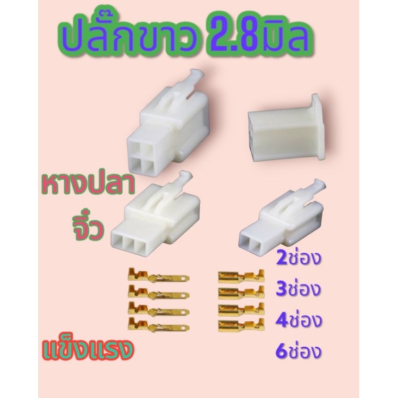 ปลั๊กขาว-หางปลาจิ๋ว-ปลั๊ก-2p-3p-4p-6p