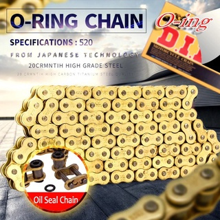 โซ่รถจักรยานยนต์คุณภาพสูง DID 520 525 530 428 HV เหมาะสำหรับ ATV Quad MX Enduro Motard Racing chain