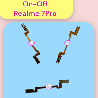 แพร on-Off Realme 7 Pro แพรon-off เรียลมี มีของพร้อมส่ง แถมชุดไขควงและกาว