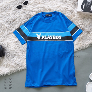 พร้อมส่ง 🥳 เสื้อยืดเพย์บอย playboy ผ้าคอตตอล งานสกรีน