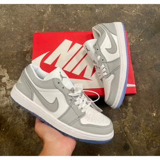 📢รองเท้าผ้าใบทรง  jordan 1 low รองเท้าผ้าใบไนกี้จอแดน รองเท้าผ้าใบผู้หญิง รองเท้าผู้ชาย ❤️ใส่แล้วเท่