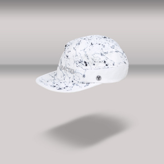 FRACTEL CAP - WHITE MARBLE - หมวกวิ่ง หมวกแก๊ปวิ่ง