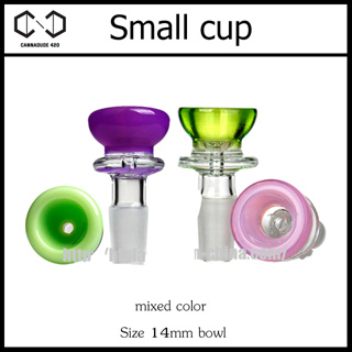 Small cup / Adaptor อะไหล่ แจกันแก้ว โจ๋ 14mm / 18mm บ้องแก้ว SA84